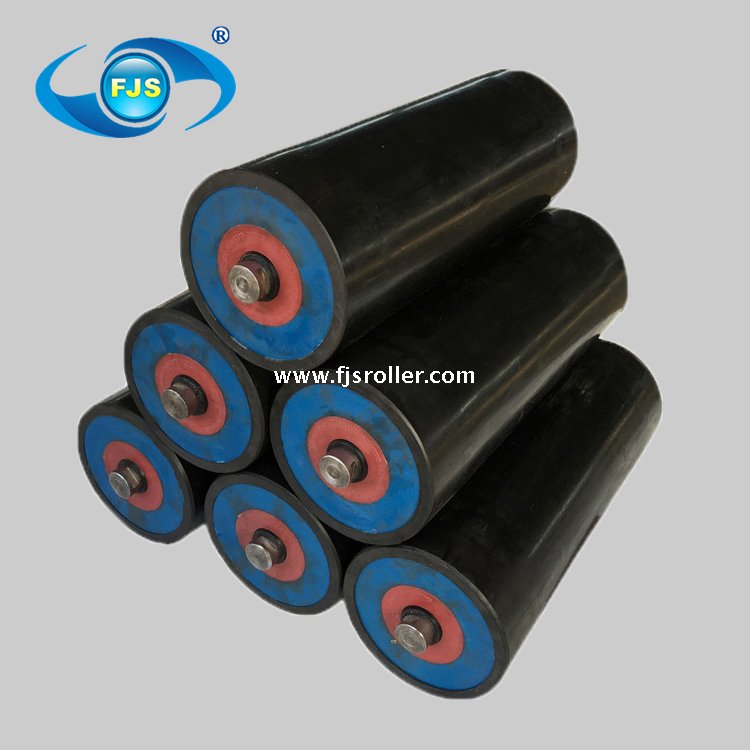 UHMWPE HDPE trough roller for belt conveyor high quality plastic conveyor carrying idler