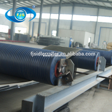 127mm diameter plastic hdpe conveyor roller uhmwpe belt conveyor idler roller nylon rollers